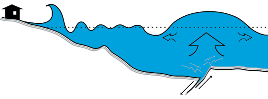 Tsunami illustration, Red Cedar of Afognak, page 20