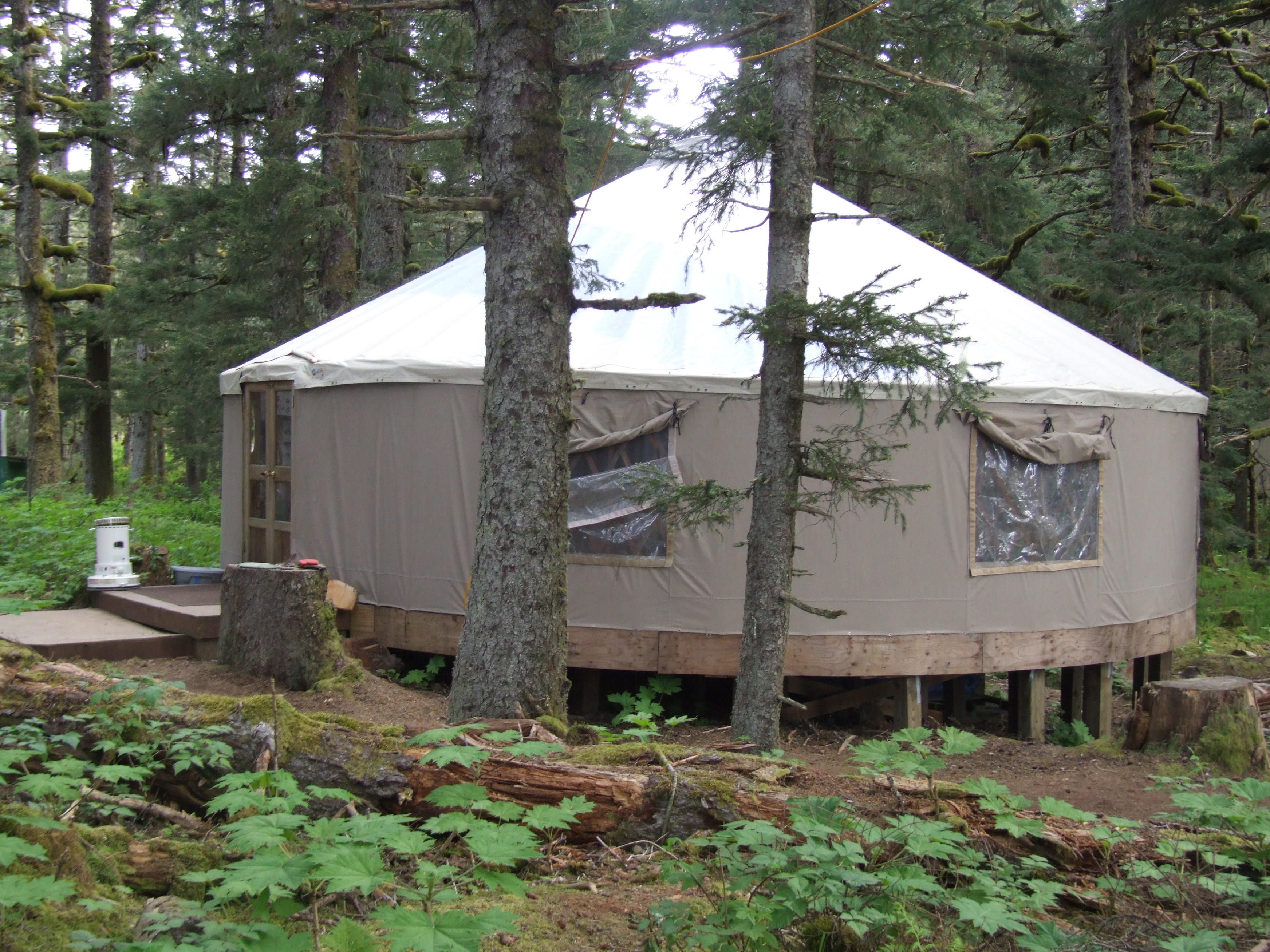 Dig Afognak's Yurt