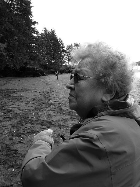 Julie Knagin, a Council member since 1998, at Dig Afognak 2008.